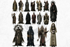 Gothic Horror Ecclesial Clipart for Journals &amp; DIY Product Image 4