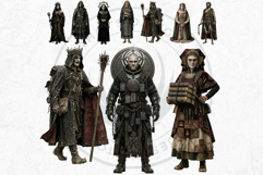 Gothic Horror Ecclesial Clipart for Journals &amp; DIY Product Image 7