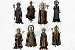 Gothic Horror Ecclesial Clipart for Journals &amp; DIY Product Image 8