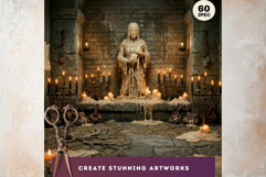 Gothic Horror Ecclesial Backgrounds Landscapes for Journals Product Image 5