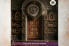 Gothic Horror Ecclesial Backgrounds Landscapes for Journals Product Image 9