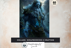 Greek Primordial Gods Fantasy Printable Papers Junk Journal Product Image 4