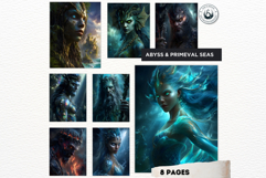 Greek Primordial Gods Fantasy Printable Papers Junk Journal Product Image 6