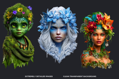 Grove Guardians Fantasy Character Graphics for RPG &amp; DnD Product Image 3