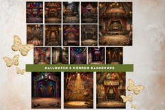Horrific Carnival Backdrops - Creepy Circus Backgrounds Product Image 9
