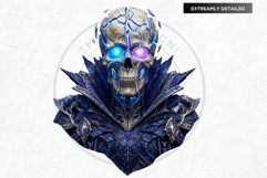 Horror Lich and Skeletal Undead Necromancer Illustrations Product Image 10