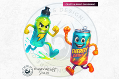 Fantasy Junk Food Characters RPG Clipart PNG Graphics Product Image 11