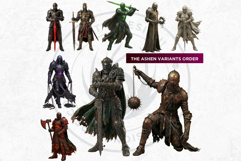 Knightly Orders Medieval Warrior Crusader Illustrations Product Image 11