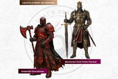 Knightly Orders Medieval Warrior Crusader Illustrations Product Image 12