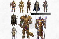 Knightly Orders Medieval Warrior Crusader Illustrations Product Image 13