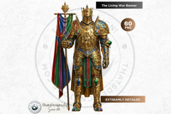 Knightly Orders Medieval Warrior Crusader Illustrations Product Image 14