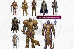 Knightly Orders Medieval Warrior Crusader Illustrations Product Image 15