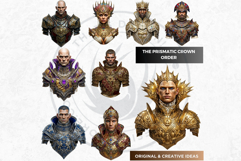 Knightly Orders Medieval Warrior Crusader Illustrations Product Image 4