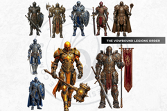 Knightly Orders Medieval Warrior Crusader Illustrations Product Image 6