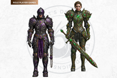 Knightly Orders Medieval Warrior Crusader Illustrations Product Image 7