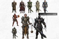 Knightly Orders Medieval Warrior Crusader Illustrations Product Image 8