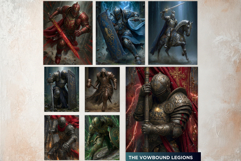 Knightly Orders Fantasy Armor Digital Papers Backgrounds RPG Product Image 5