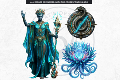 Legends of the Deep Underwater Fantasy Clipart Set Product Image 4