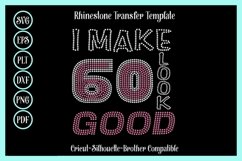 Birthday Diva Rhinestone SVG Template - 60th Birthday Product Image 1