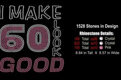 Birthday Diva Rhinestone SVG Template - 60th Birthday Product Image 2