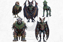 Mayan Mythic Beasts - Ancient Mesoamerican Mythology PNG Product Image 10