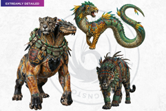Mayan Mythic Beasts - Ancient Mesoamerican Mythology PNG Product Image 11