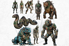 Mayan Mythic Beasts - Ancient Mesoamerican Mythology PNG Product Image 12