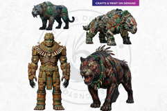 Mayan Mythic Beasts - Ancient Mesoamerican Mythology PNG Product Image 13
