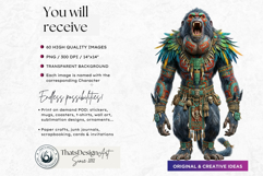 Mayan Mythic Beasts - Ancient Mesoamerican Mythology PNG Product Image 2