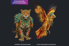 Mayan Mythic Beasts - Ancient Mesoamerican Mythology PNG Product Image 3