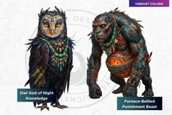 Mayan Mythic Beasts - Ancient Mesoamerican Mythology PNG Product Image 8
