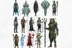 Mythpunk Fantasy Characters Cybernetic Gods and Monsters Product Image 13