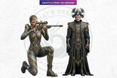 Mythpunk Fantasy Characters Cybernetic Gods and Monsters Product Image 14
