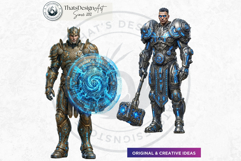Mythpunk Fantasy Characters Cybernetic Gods and Monsters Product Image 16