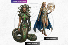 Mythpunk Fantasy Characters Cybernetic Gods and Monsters Product Image 6