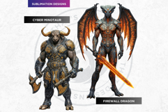 Mythpunk Fantasy Characters Cybernetic Gods and Monsters Product Image 8