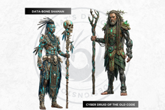 Mythpunk Fantasy Characters Cybernetic Gods and Monsters Product Image 9