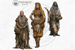Nomadic Fantasy Character Cliparts - RPG Token Product Image 10