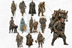 Nomadic Fantasy Character Cliparts - RPG Token Product Image 4