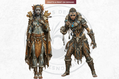 Nomadic Fantasy Character Cliparts - RPG Token Product Image 6
