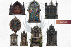 World Architecture Doors and windows PNG clipart Bundle Product Image 5
