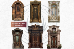 World Architecture Doors and windows PNG clipart Bundle Product Image 7