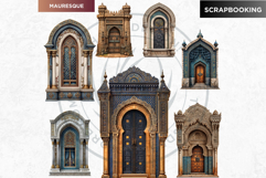 World Architecture Doors and windows PNG clipart Bundle Product Image 8