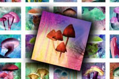 Digital Collage Sheet - Shone Mushrooms Product Image 3