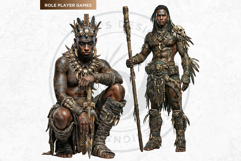 Primal Fantasy Tribal Warrior Characters Graphics RPG Token Product Image 11