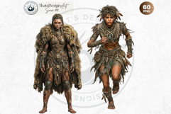Primal Fantasy Tribal Warrior Characters Graphics RPG Token Product Image 13