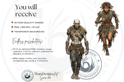 Primal Fantasy Tribal Warrior Characters Graphics RPG Token Product Image 2