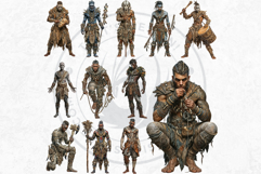 Primal Fantasy Tribal Warrior Characters Graphics RPG Token Product Image 4