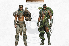 Primal Fantasy Tribal Warrior Characters Graphics RPG Token Product Image 6