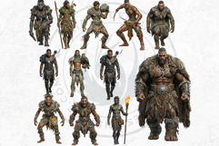 Primal Fantasy Tribal Warrior Characters Graphics RPG Token Product Image 9